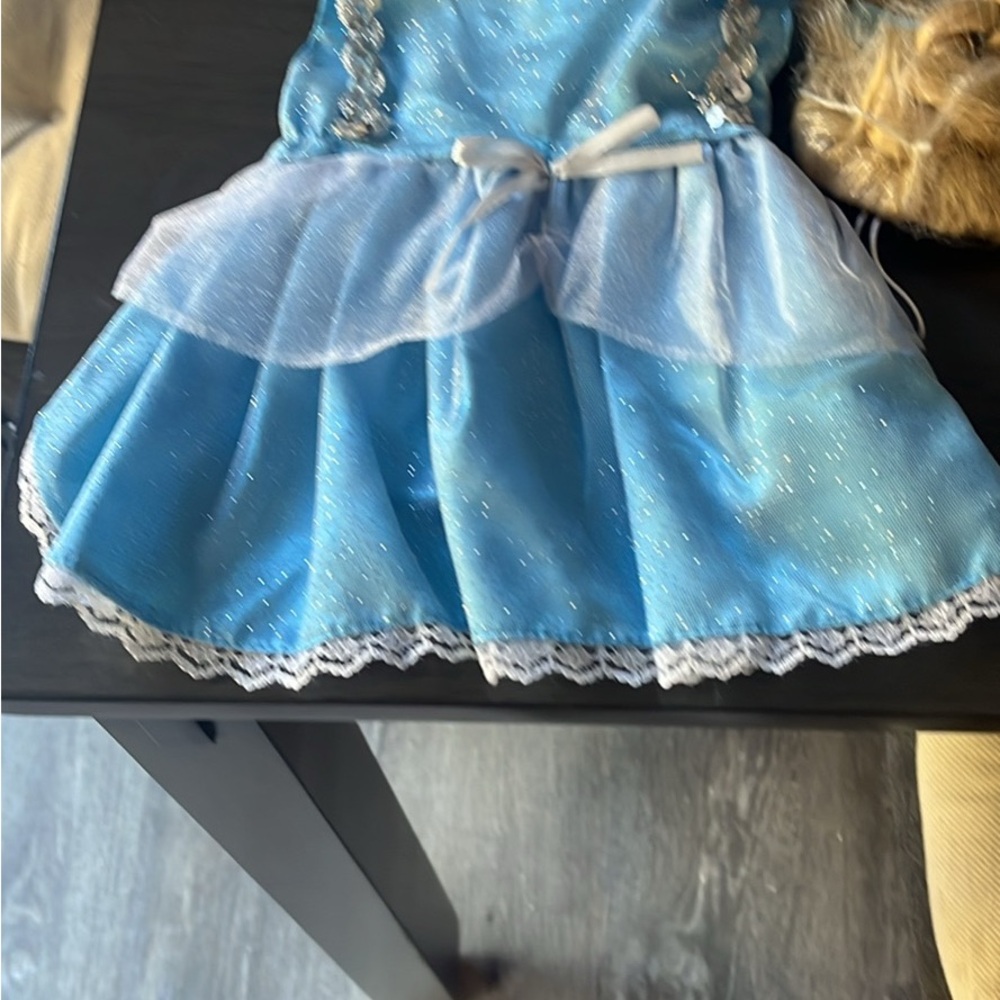 Blue Princess Dog Costume - Picture 2 of 4